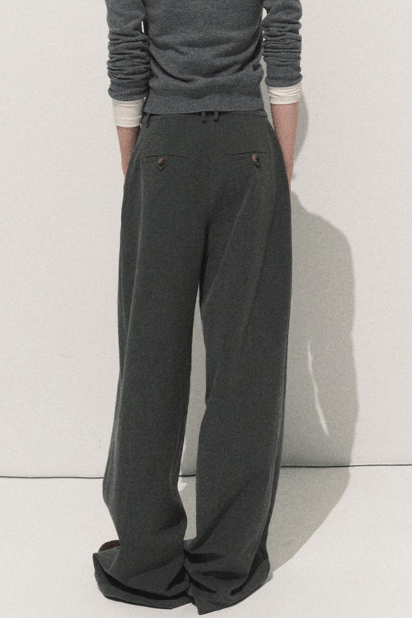 Linear Drape Slacks Pants