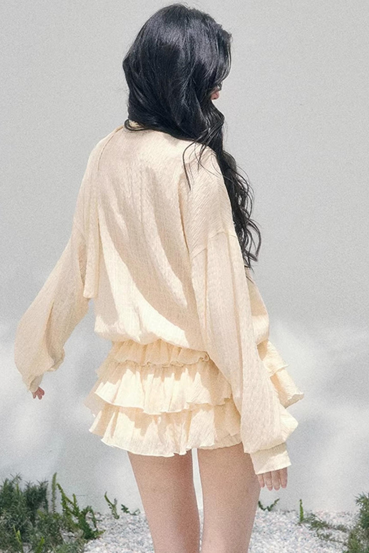 Evening Breeze French Dress Set