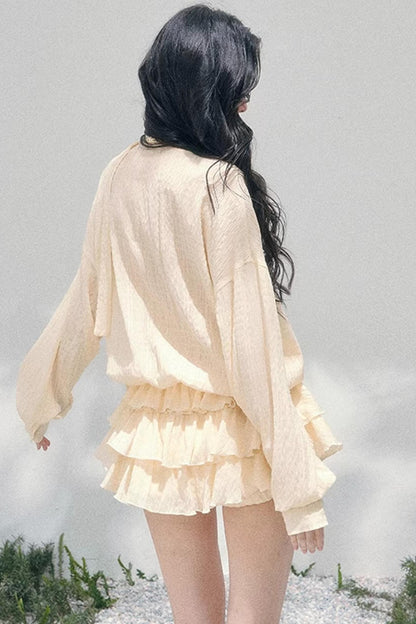 Evening Breeze French Dress Set