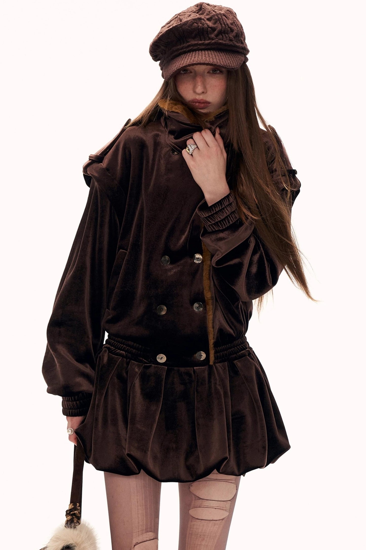 Floral Patchwork Jacket Dress