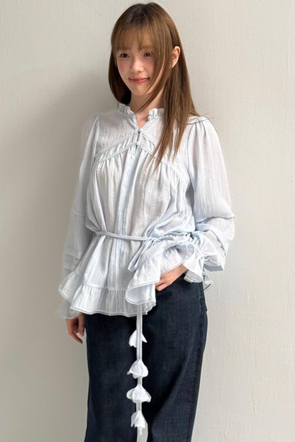 Symphony Acetate Flower Top