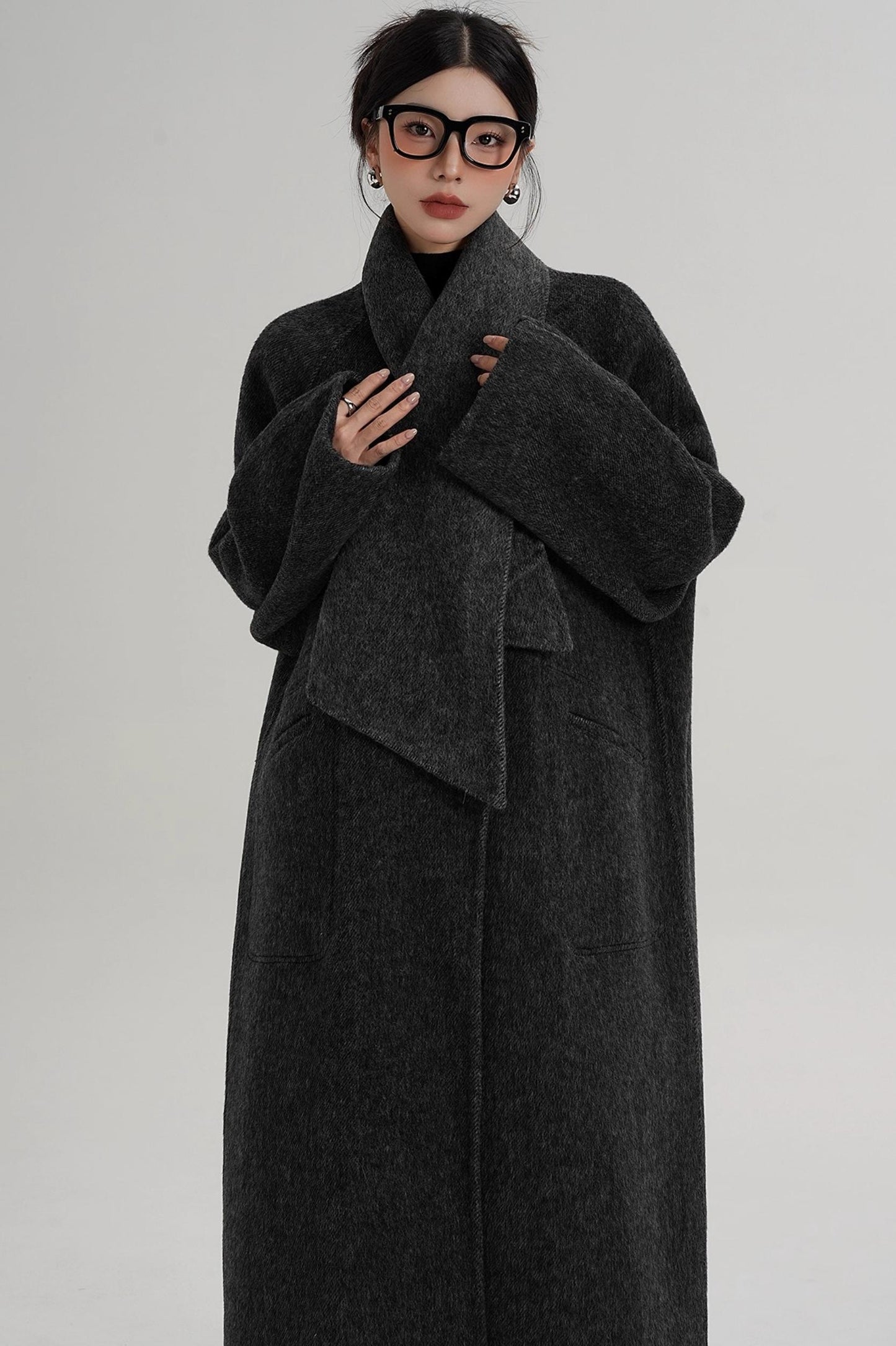 Reversible Woolen Wool Coat
