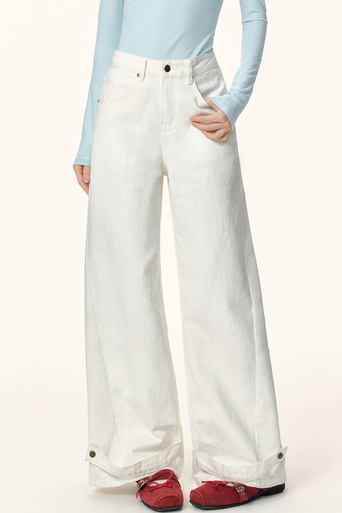 Versatile Winter Denim Pants