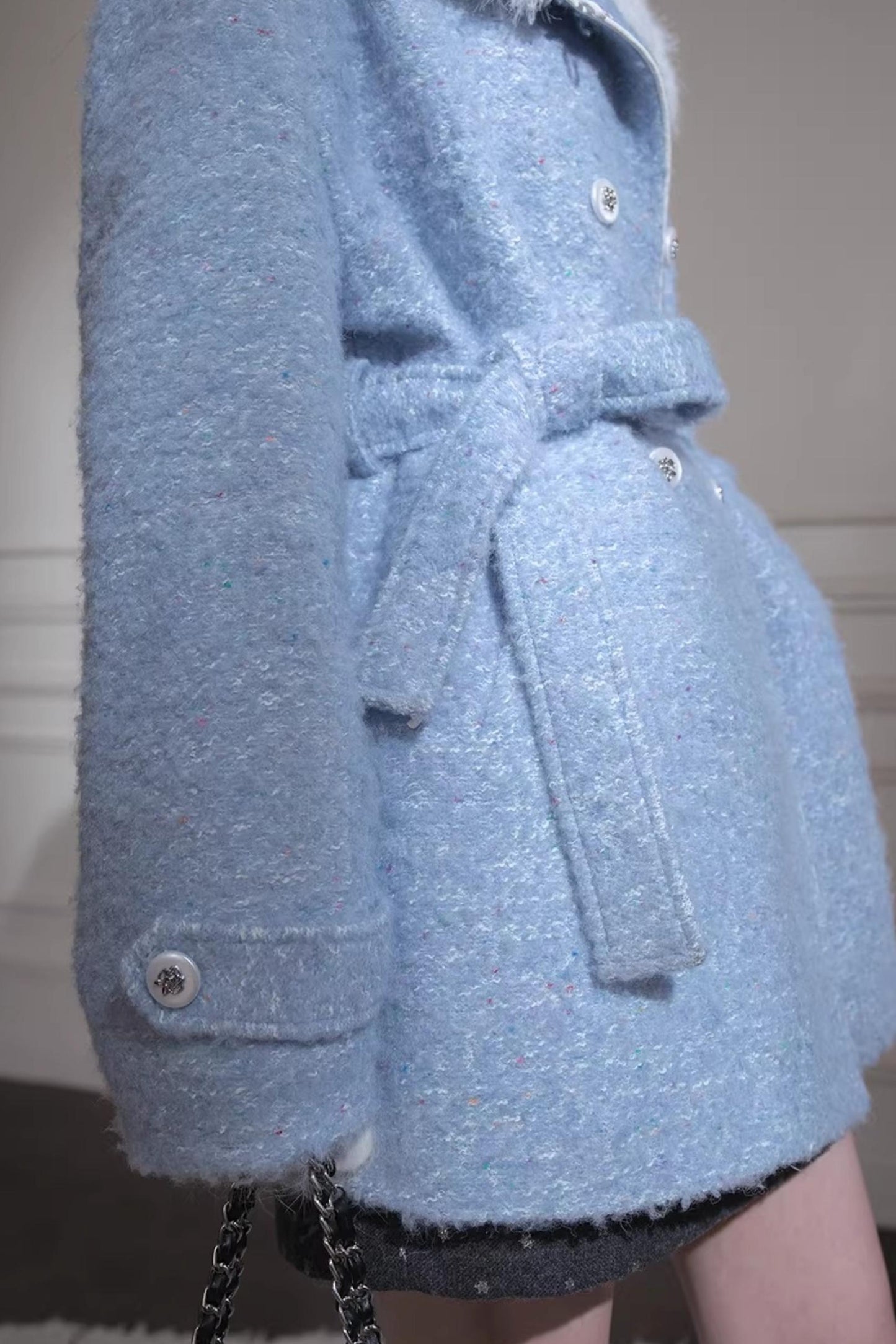 Blue Island Wool Coat