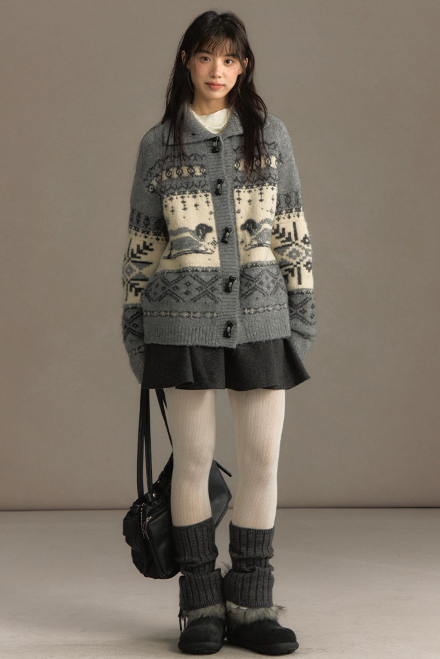 Vintage Lapel Cardigan