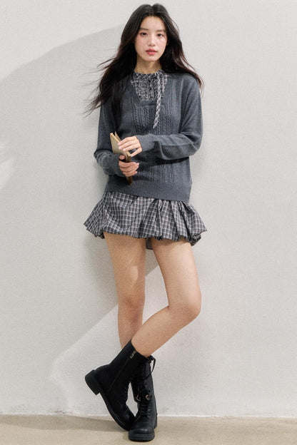 Elegant High Waist Skirt