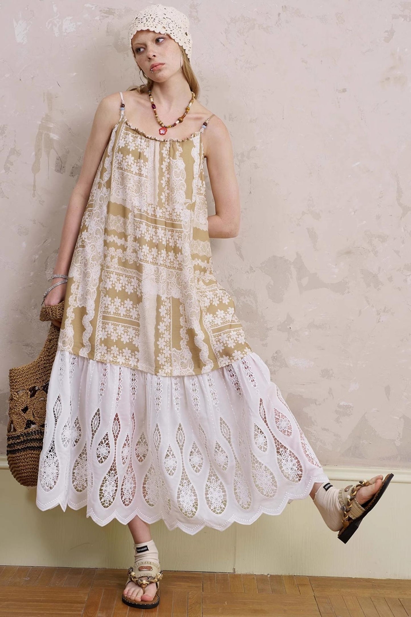 Textured Skirt Dress