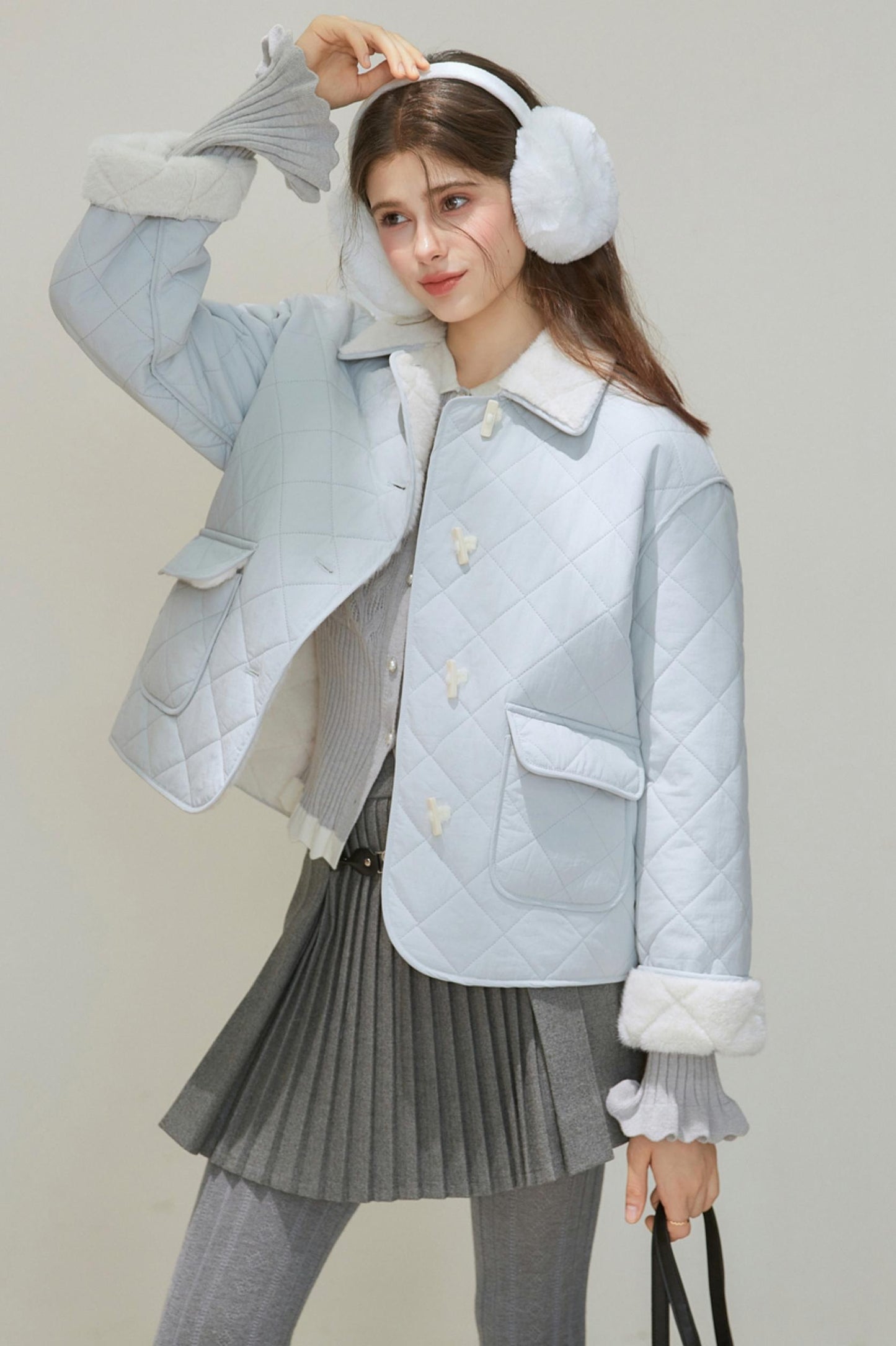 Winter Silhouette Cotton Jacket