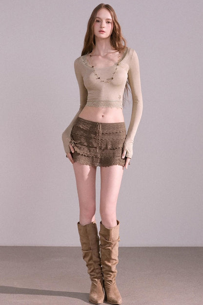 Slim Long-Sleeved Top