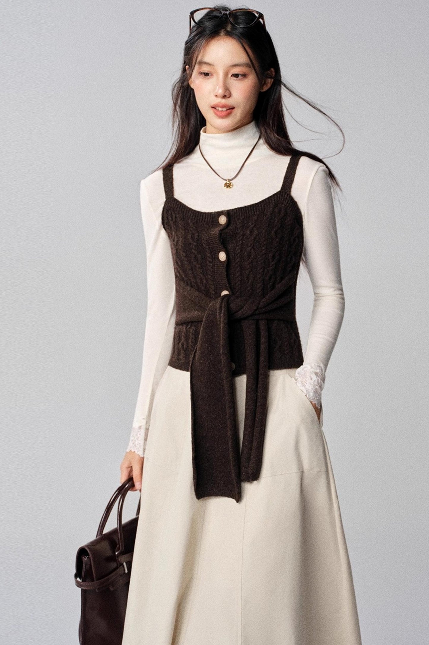 Mountains Knitted Vest