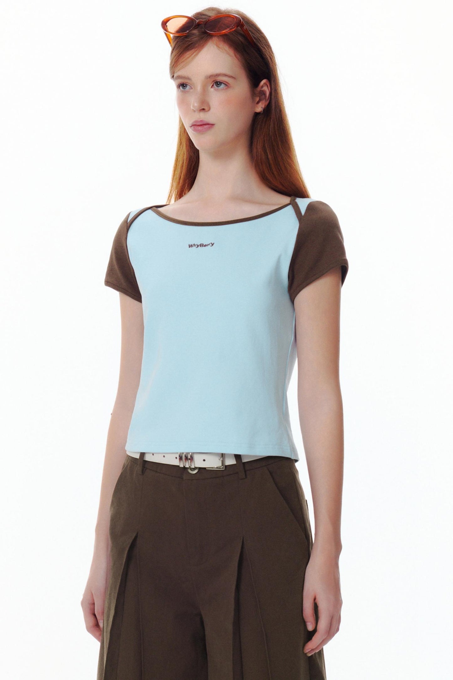 Choco One-Shoulder Tee