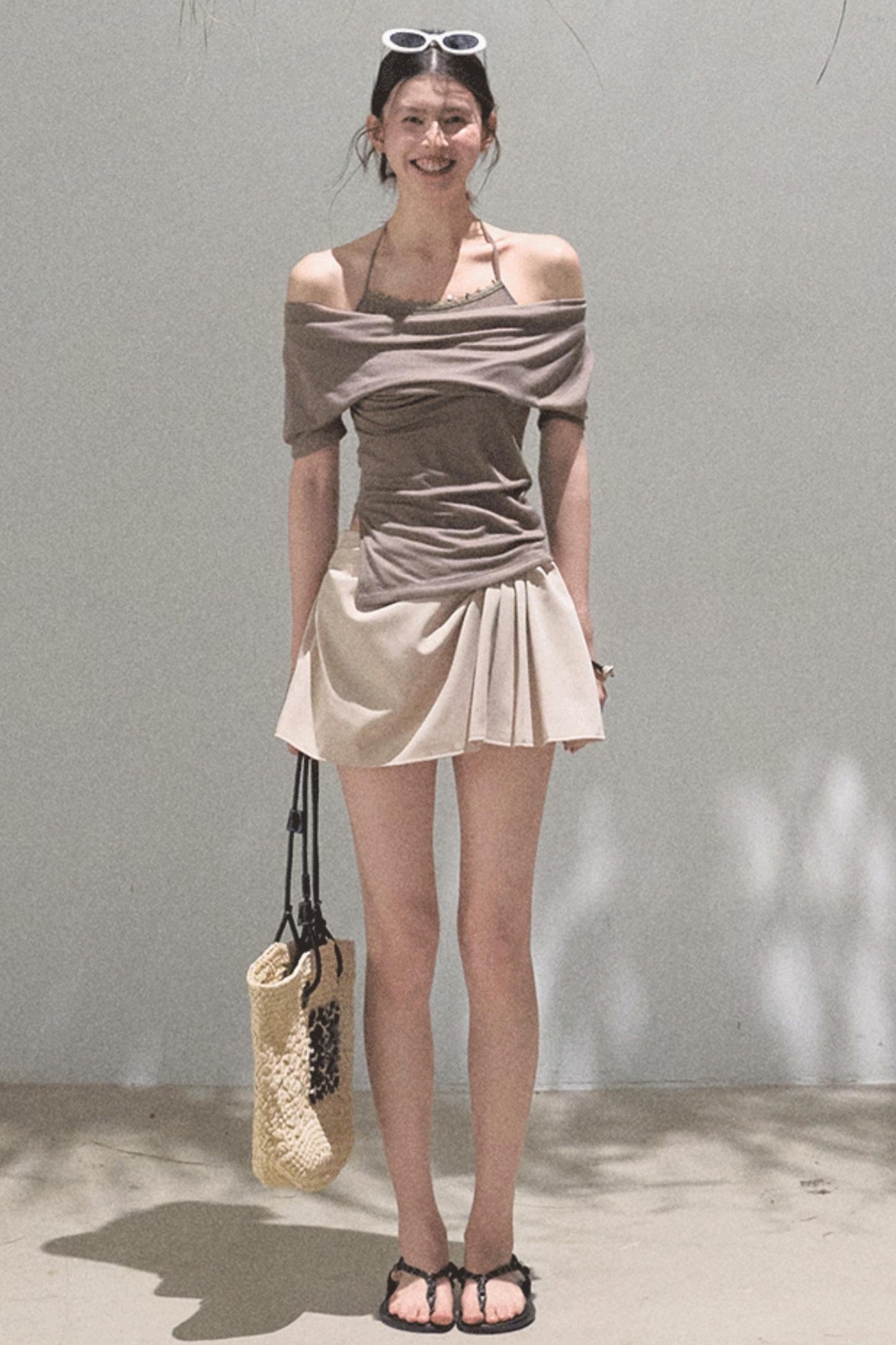 Desert One-Shoulder Top