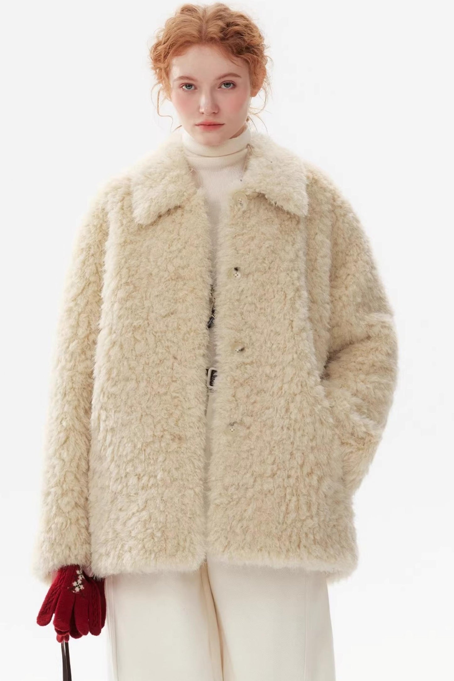 Eco-Friendly Thickened Fur Coat