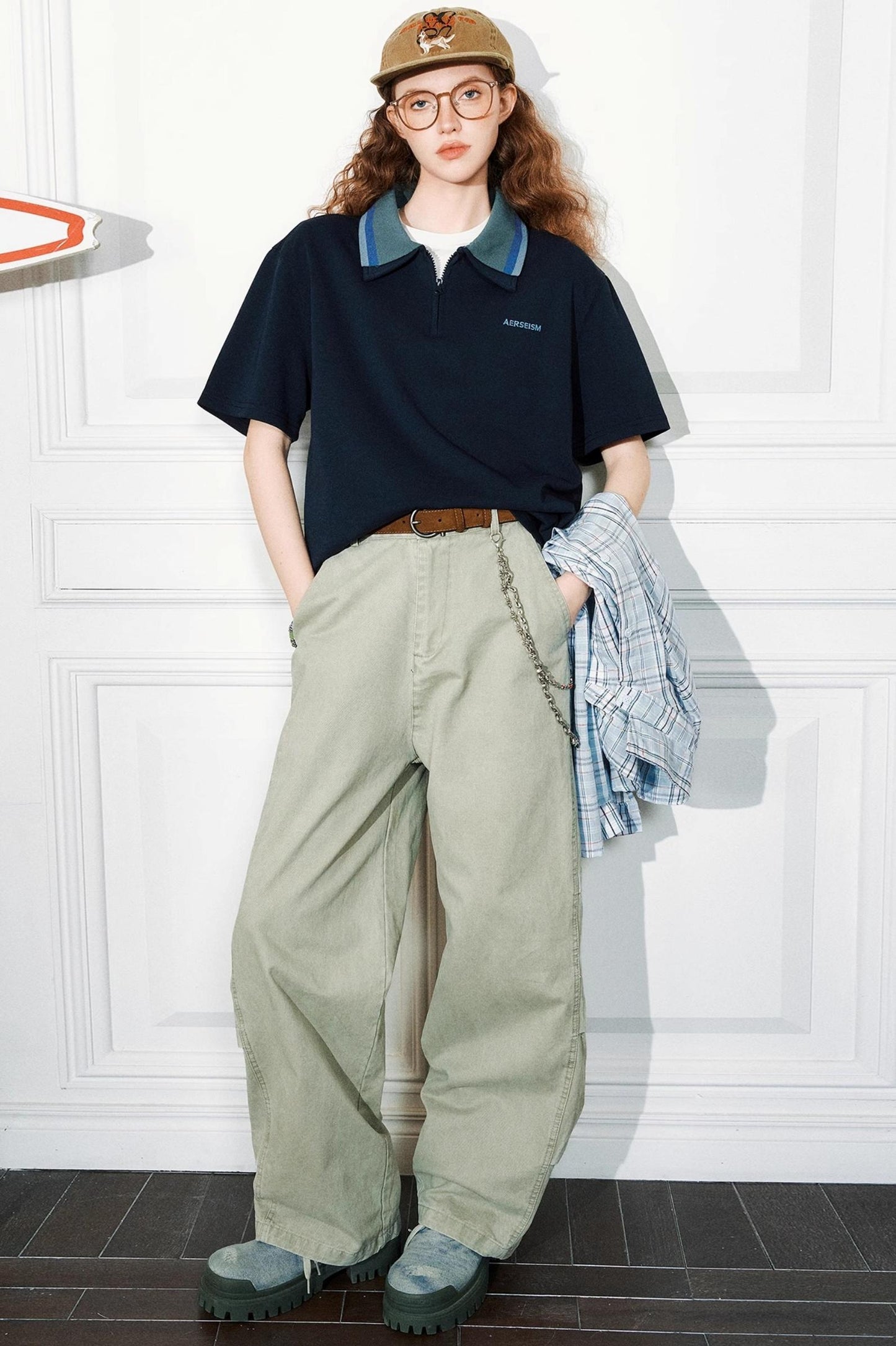 Color Block Polo Tee