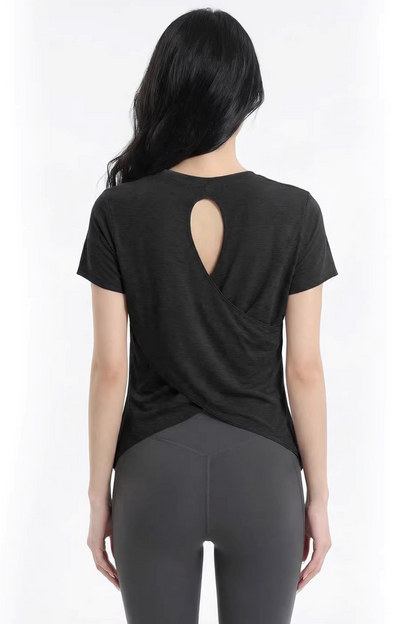 Top Yoga con Schiena Cut-Out