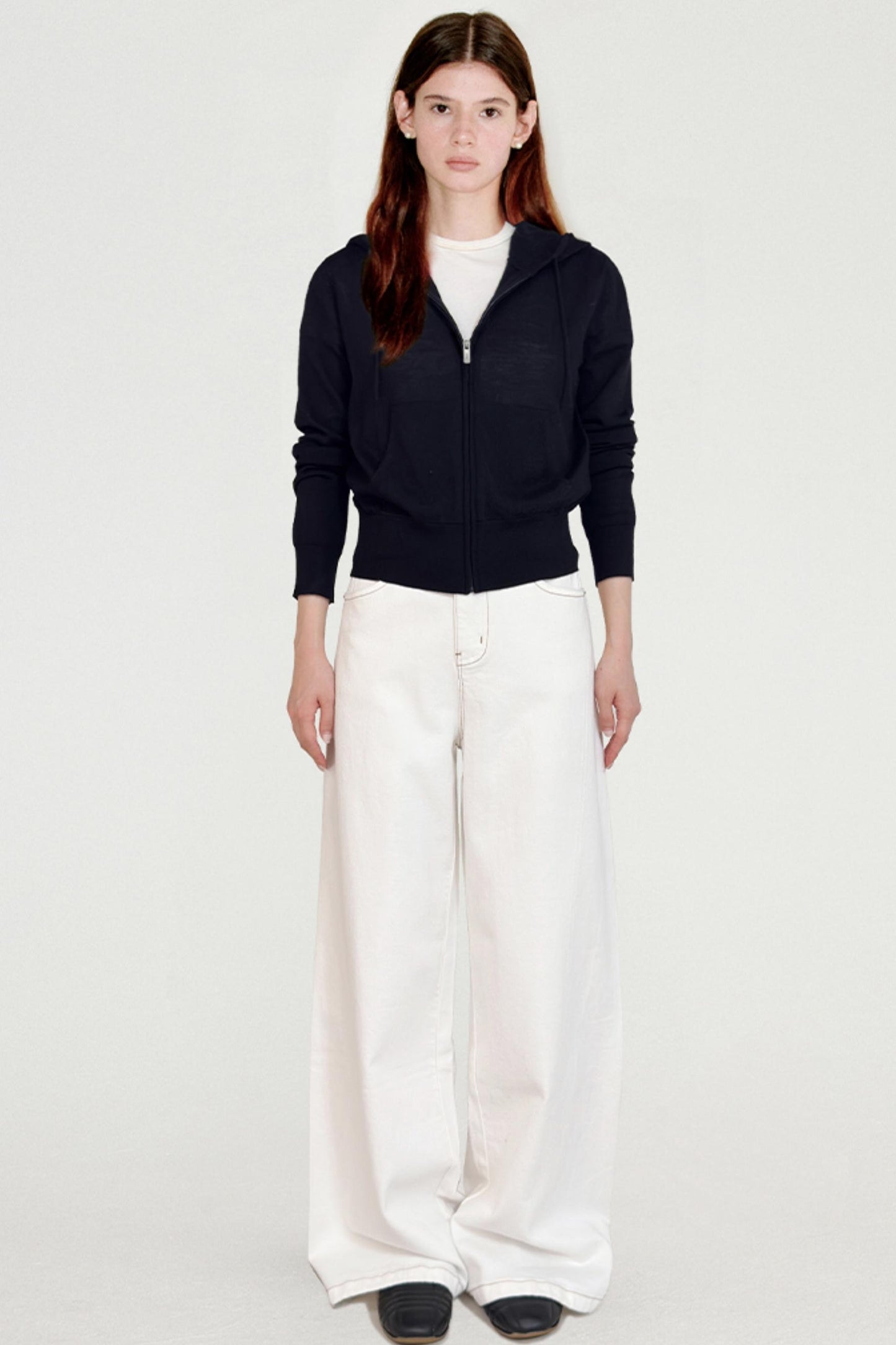 Soft Wool Hooded Sweatshirt