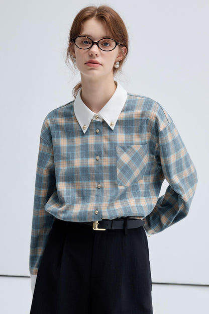 Vintage British Plaid Shirt