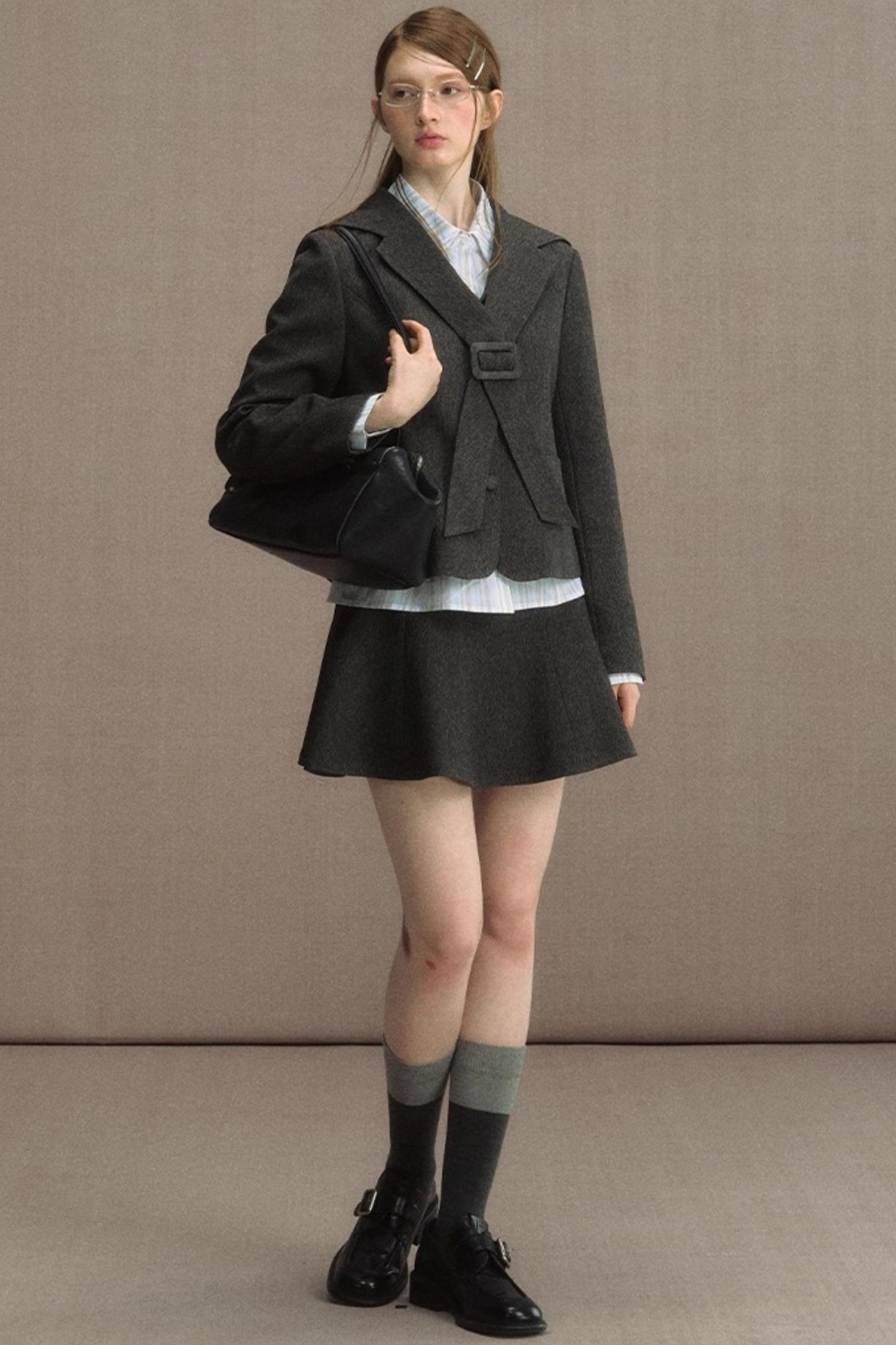 Cedar Poem Casual Navy Blazer Set-Up