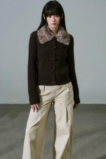 Lost Forest Fur Collar Jacket