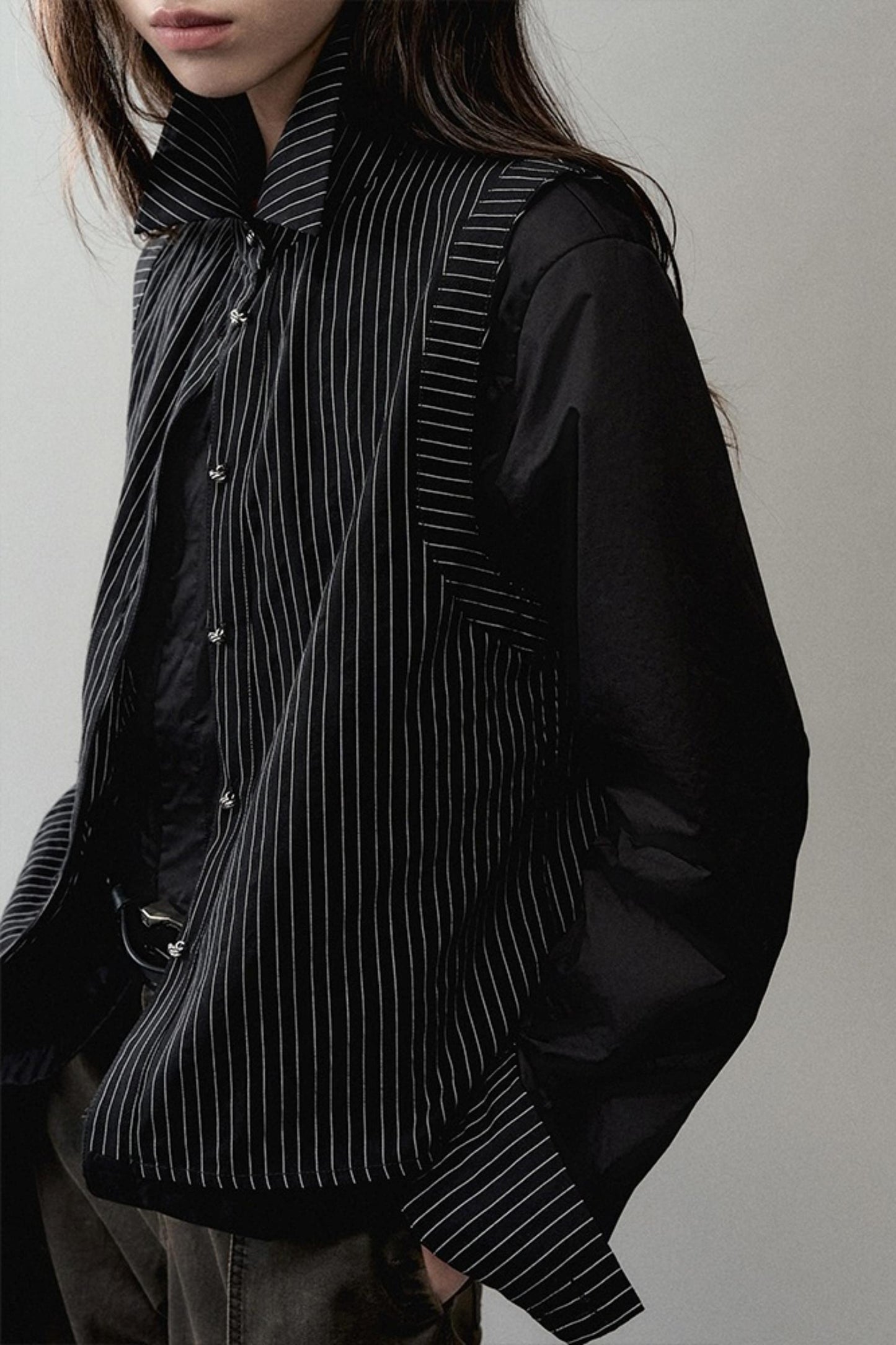 Deconstruct Striped Shirt