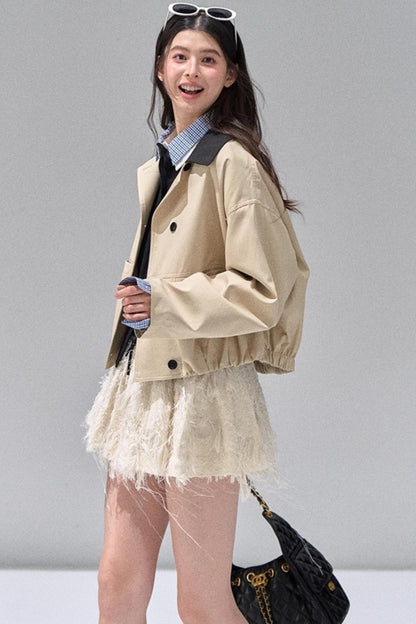 Short Petite Trench Coat