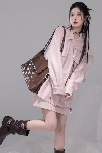 Camellia Mist Lyocell Matching Set