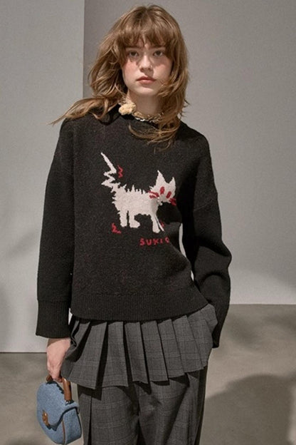 Winter Fur Drop Sweater