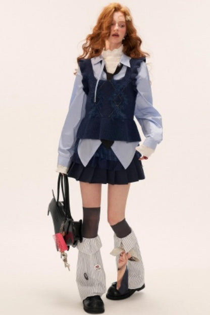 Lazy Lace Knitwear Sweater