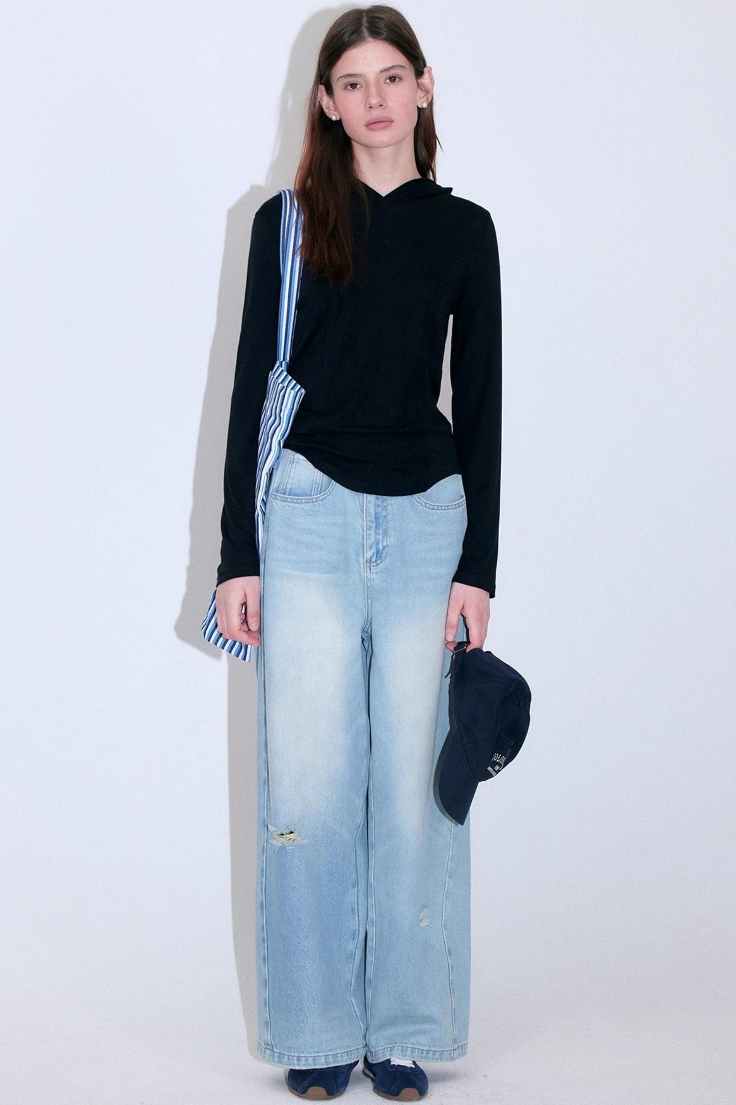 Fashionable Hooded T-Shirt