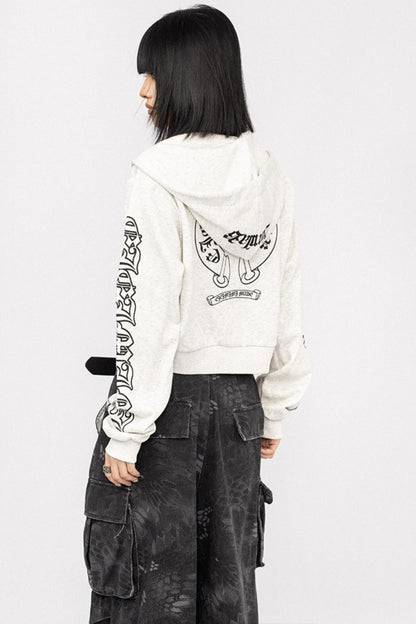 Autumn Hooded Vintage Top