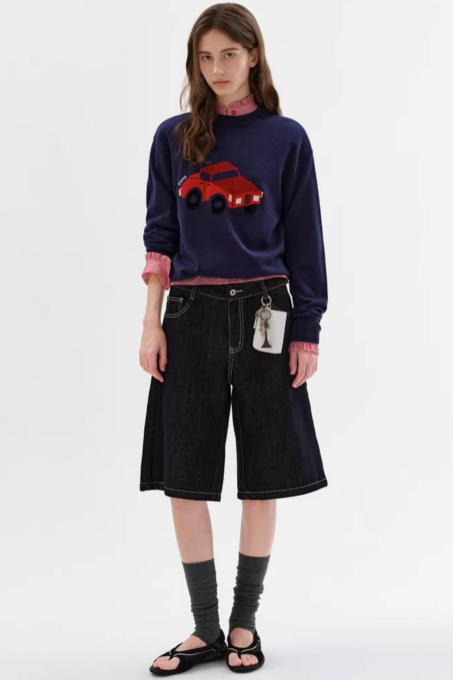 Sheep Wool Jacquard Sweater