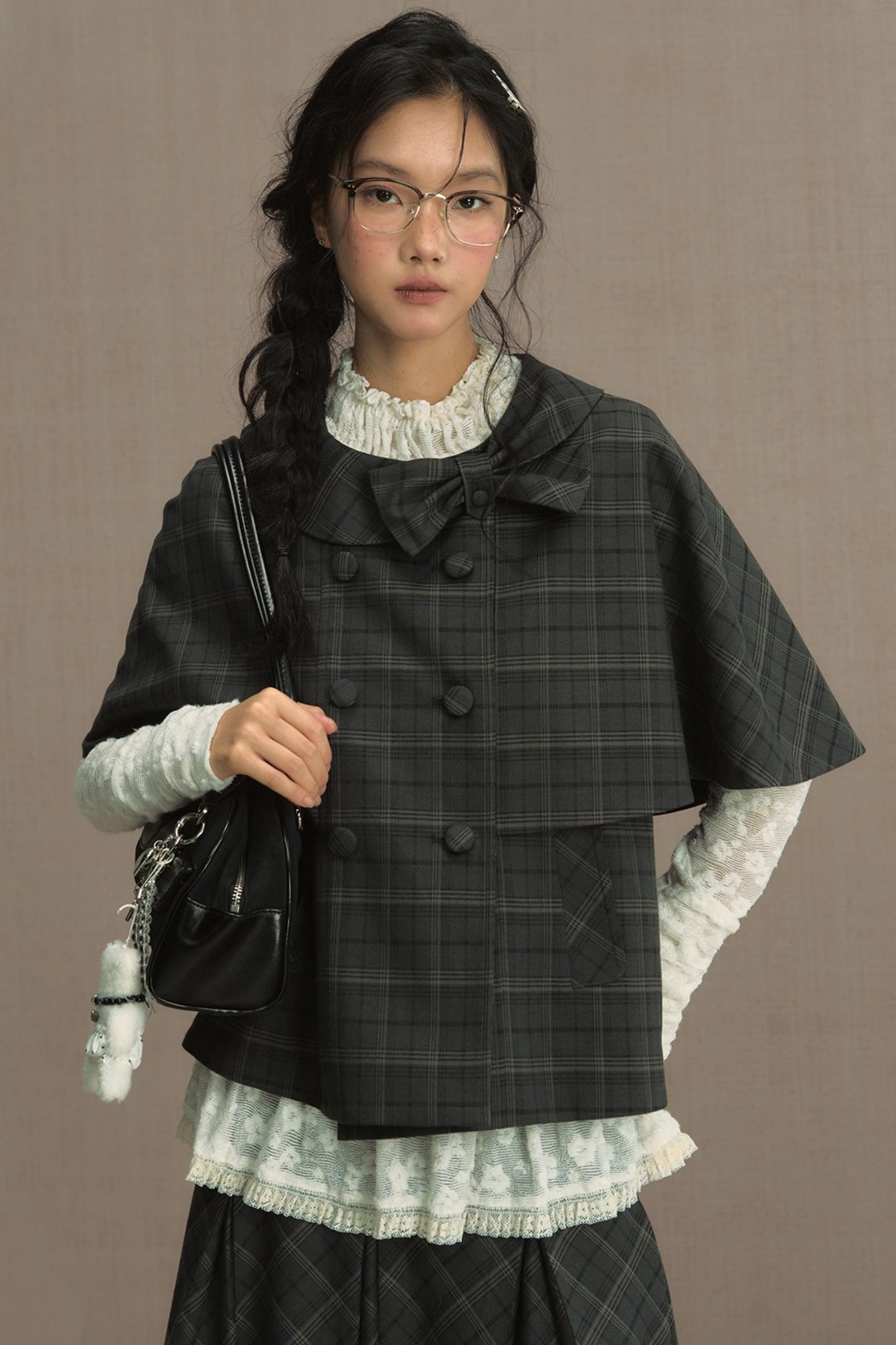 Retro Cape Vest Shawl Jacket Set-Up