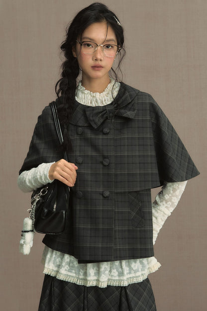 Retro Cape Vest Shawl Jacket Set-Up