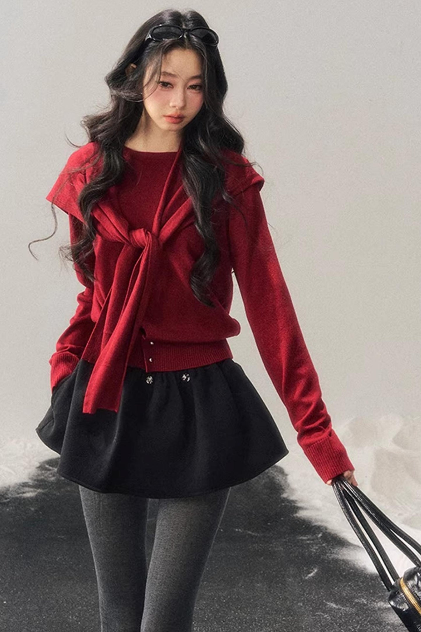 American College Sweater Set