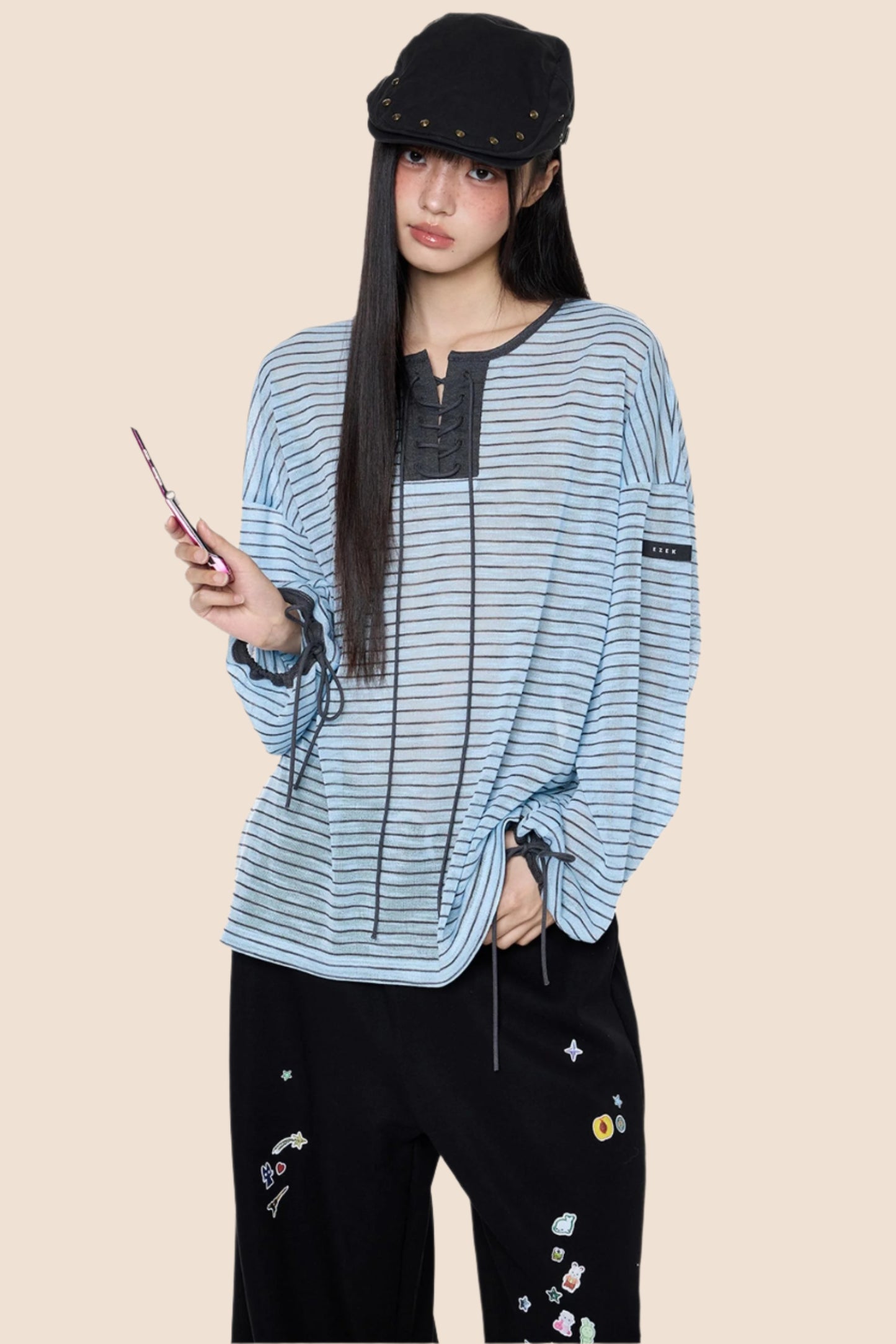 Summer Striped Long Sleeve T-Shirt