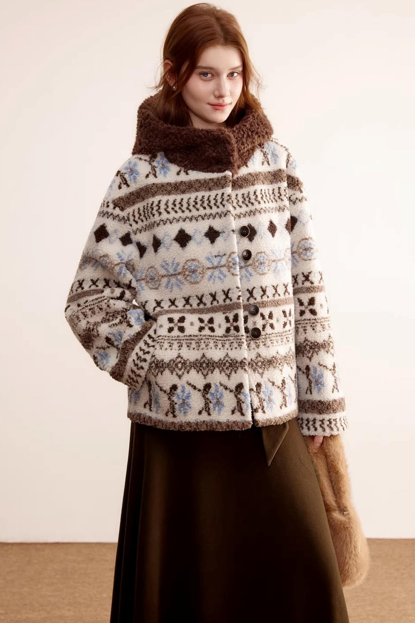 German Velvet Ruffle Dress