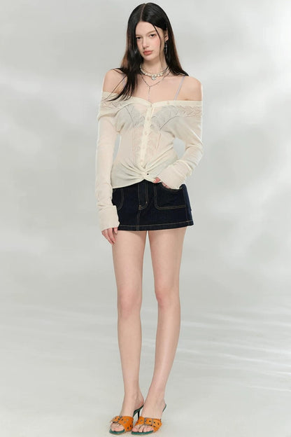 Reversible Lyocell Wool Top
