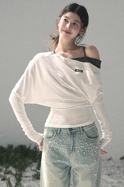 Under the Moonlight Off-Shoulder Top