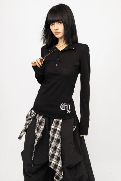 Retro Slim Sunscreen Smock Top