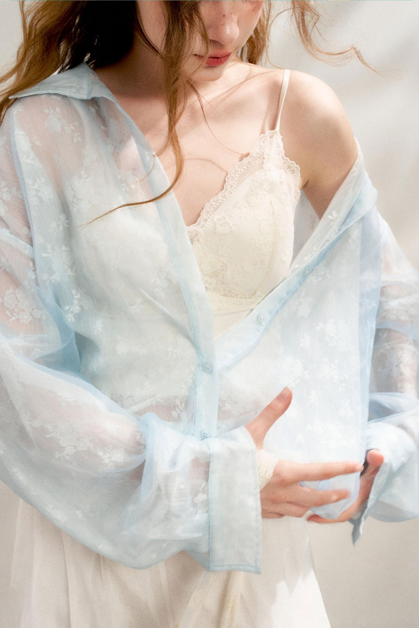 Lace Color-Block Jacket