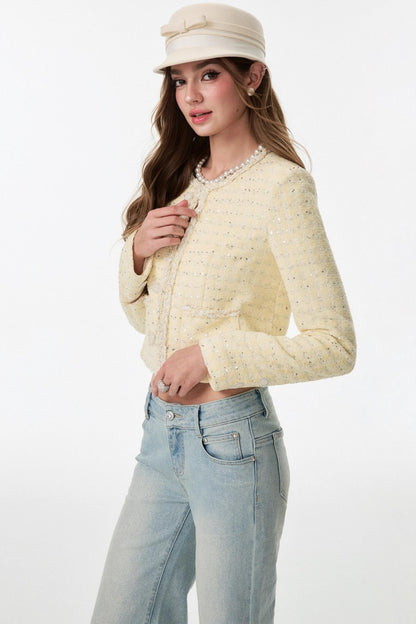 Yellow Fashion Suit High-End Jacket Set-Up