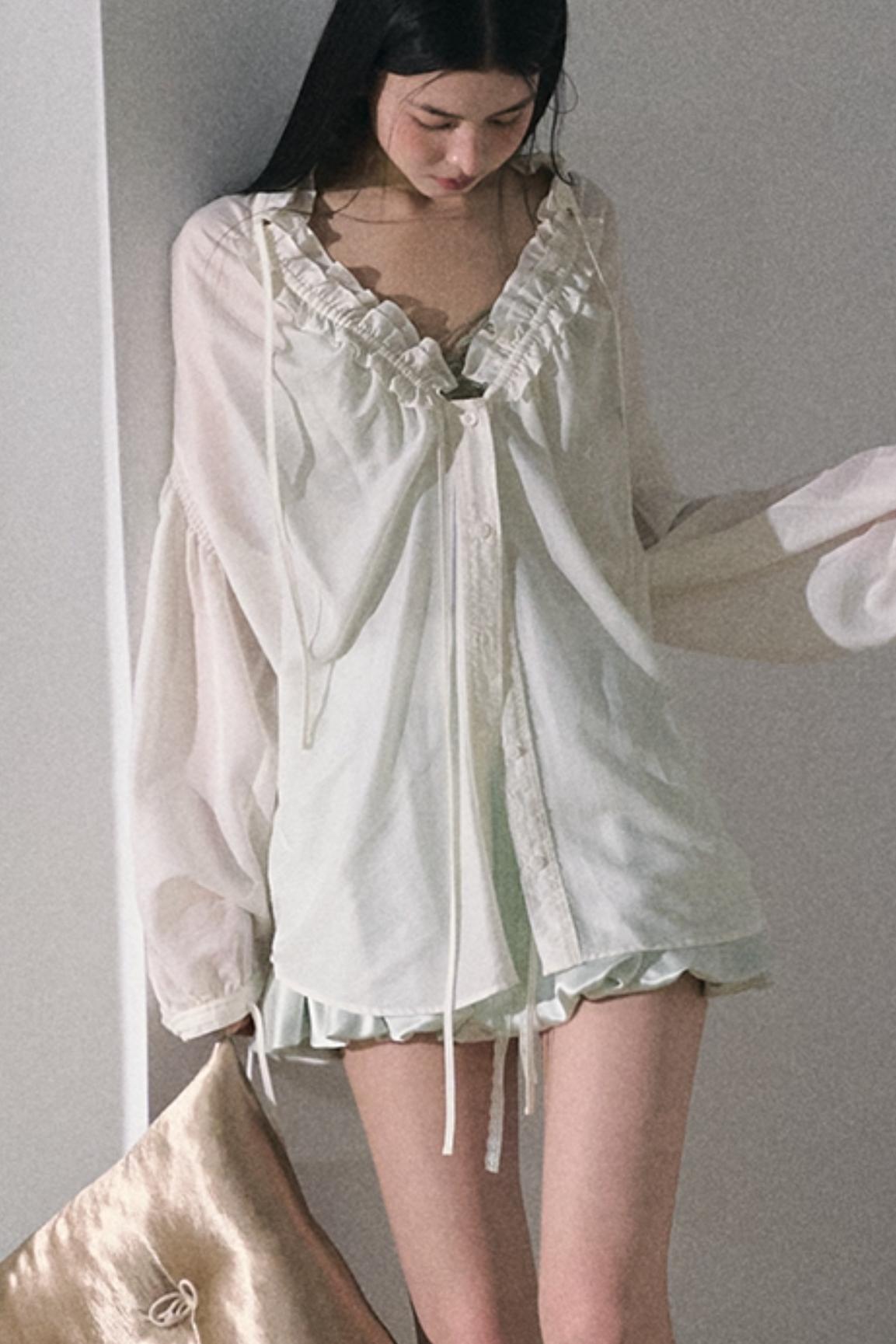 Sweet Imagination Strap-On Loose Shirt