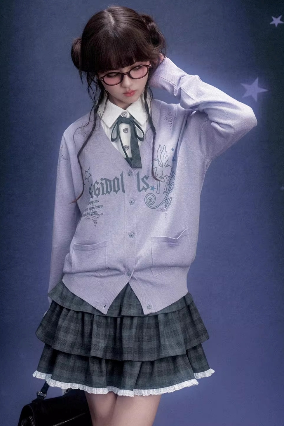 Celestial River Knit Cardigan Set