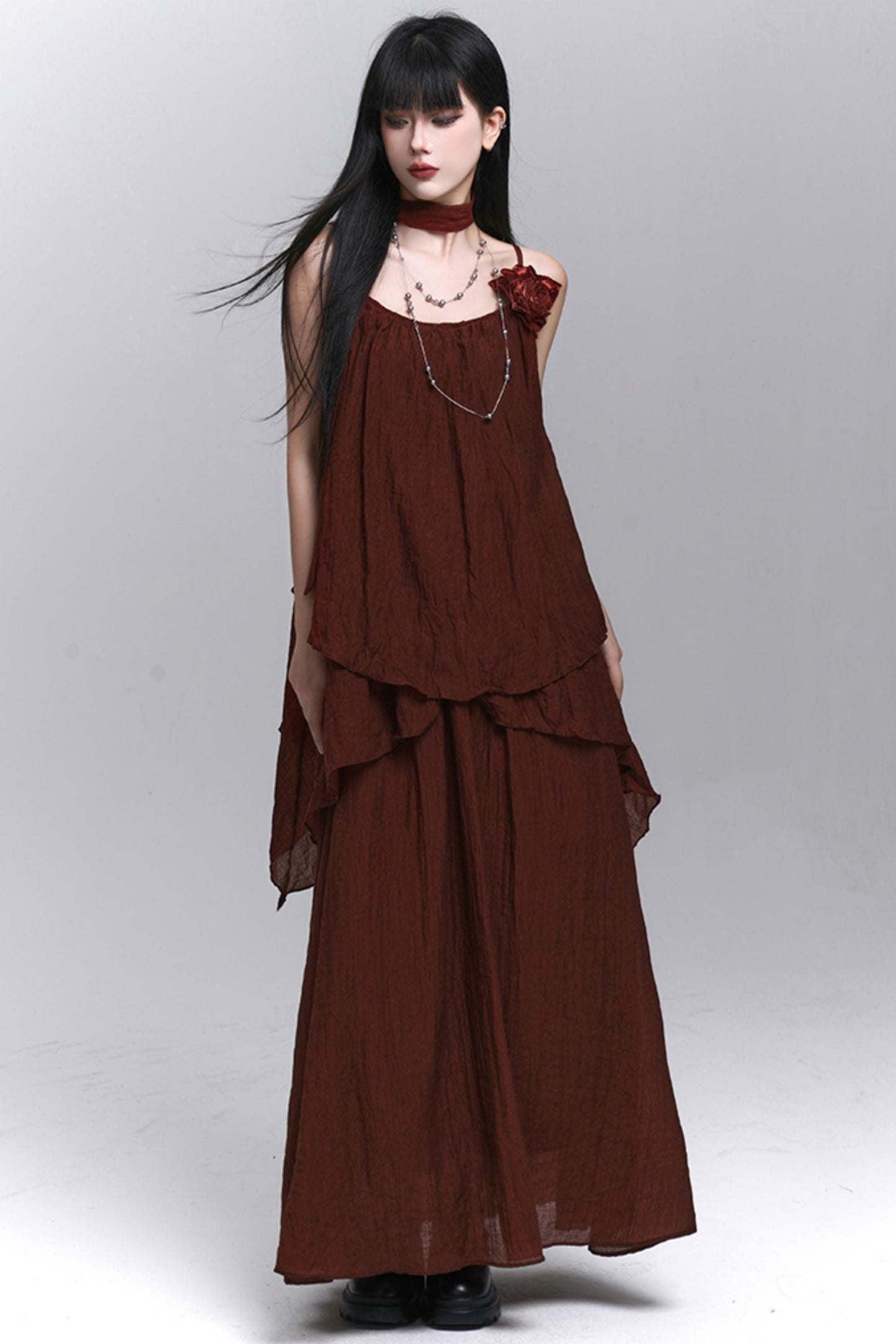 Chic Pink Skirt Top Set-Up