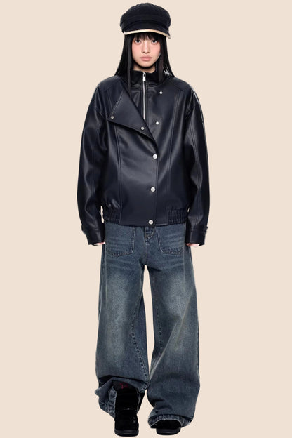 American Retro Wide-Leg Jeans