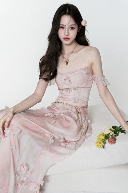 Vacation Floral Skirt Set-Up