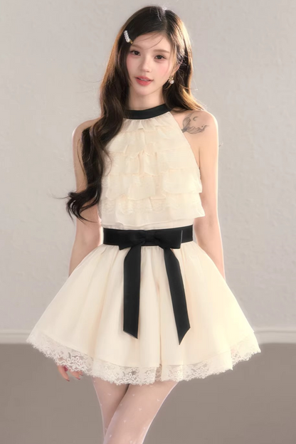 Princess Halter Lace Dress