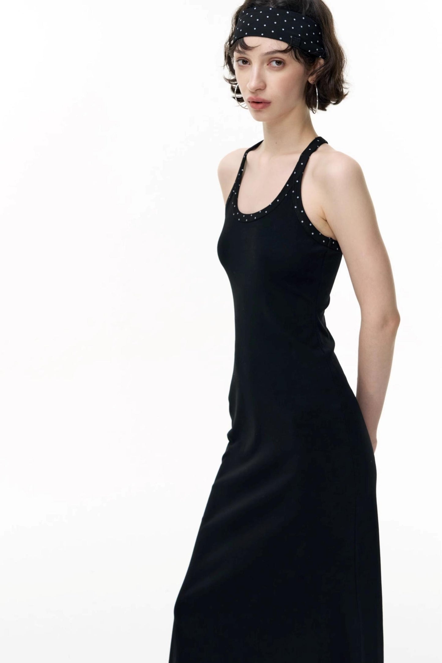 Autumn Striped Camisole Dress