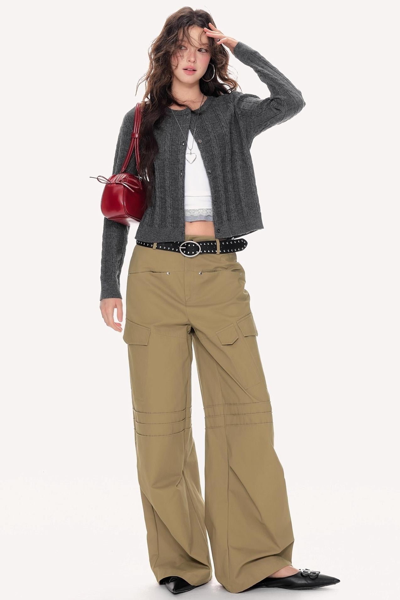 Fall Knitted Skirt Top Set-Up