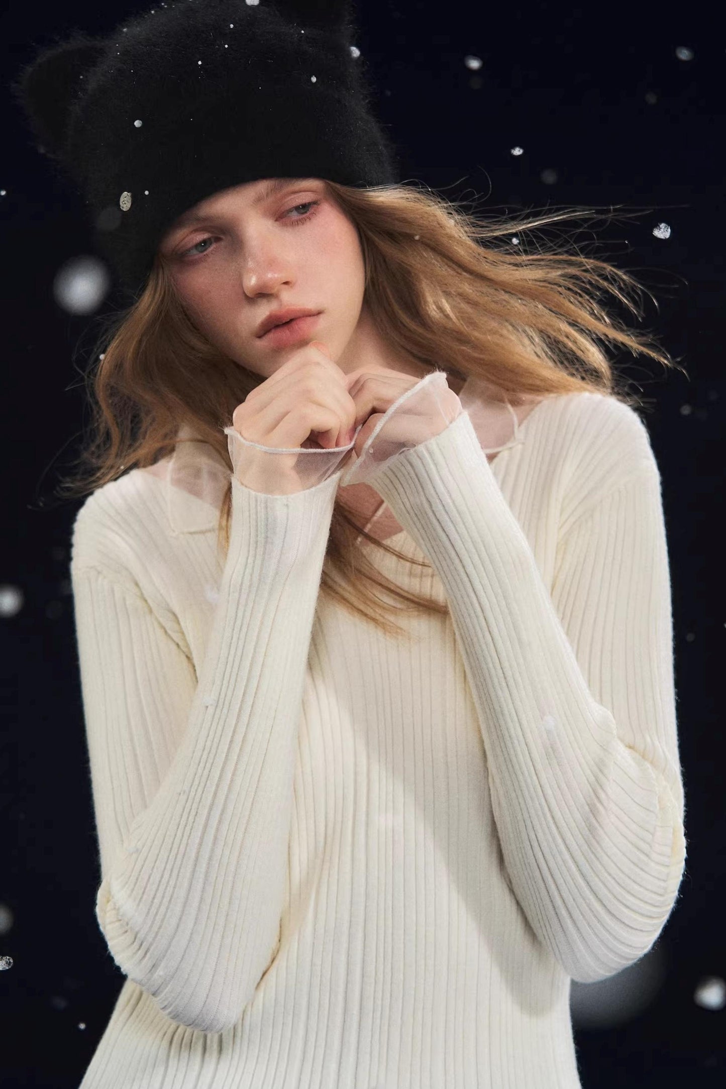 Mesh Splicing High-Elastic Base Shirt